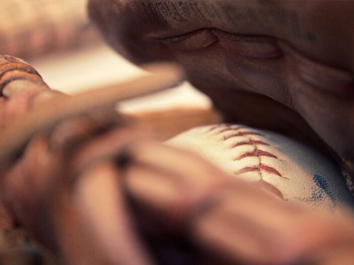 Baseball In a glove