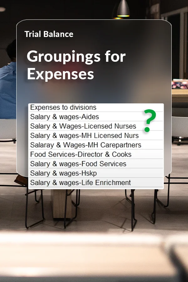 Grouping For Expenses